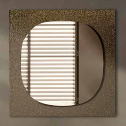 Viadurini Living Wandspiegel-Wandspiegel mit geschmiedetem Glasrahmen Made in Italy - Maverick