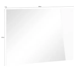 Viadurini Living Wandspiegel-Wandspiegel mit glänzend weißem Holz oder Schiefer im italienischen Design - Joris