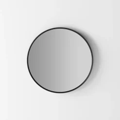 Viadurini Bathroom Wandspiegel-Wandspiegel mit Hintergrundbeleuchtung und schwarzem Rahmen Made in Italy - Riflessi