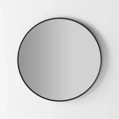 Viadurini Bathroom Wandspiegel-Wandspiegel mit Hintergrundbeleuchtung und schwarzem Rahmen Made in Italy - Riflessi