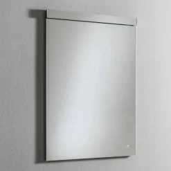 Viadurini Bathroom Badspiegel-Wandspiegel mit integriertem LED-Licht aus Edelstahl Made in Italy - Tuccio