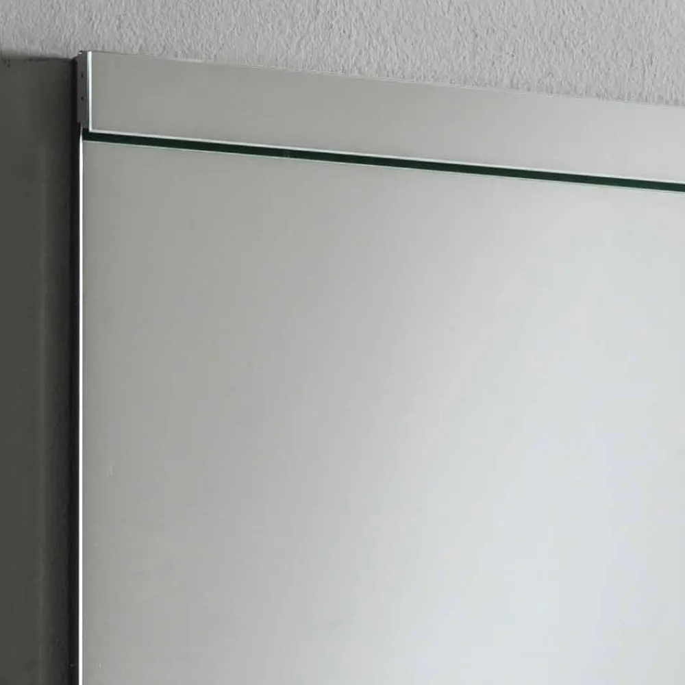 Viadurini Bathroom Badspiegel-Wandspiegel mit integriertem LED-Licht aus Edelstahl Made in Italy - Tuccio