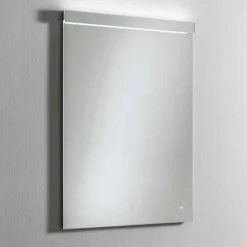 Viadurini Bathroom Badspiegel-Wandspiegel mit integriertem LED-Licht aus Edelstahl Made in Italy - Tuccio