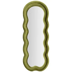 Viadurini Decor Wandspiegel-Wandspiegel mit MDF-Rahmen und Samtbezug - Weiß