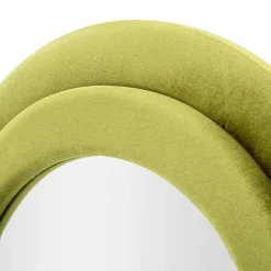 Viadurini Decor Wandspiegel-Wandspiegel mit MDF-Rahmen und Samtbezug - Weiß