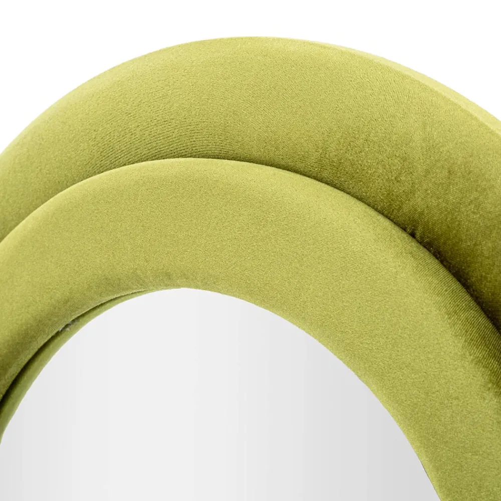 Viadurini Decor Wandspiegel-Wandspiegel mit MDF-Rahmen und Samtbezug - Weiß