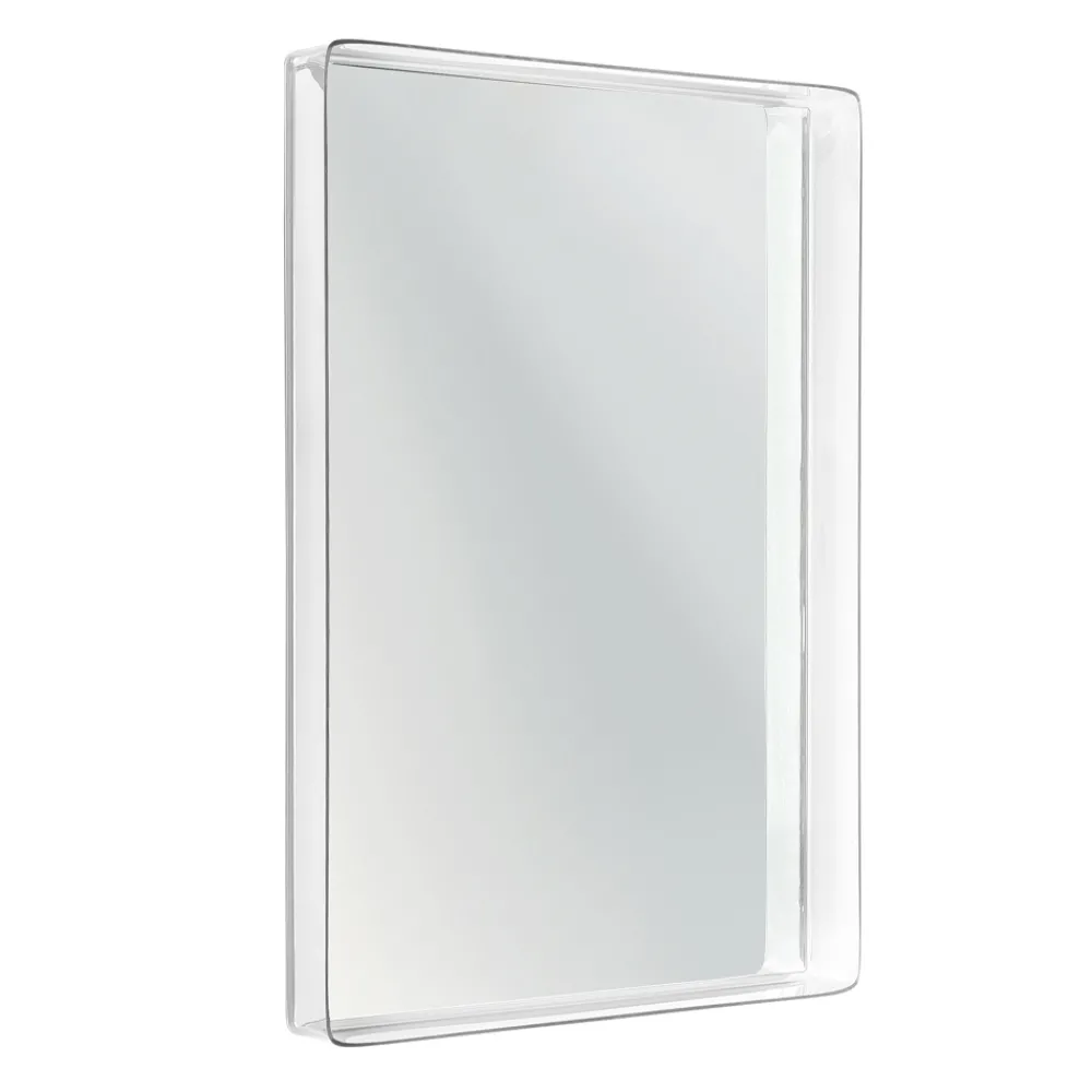 Viadurini Decor Wandspiegel-Wandspiegel mit Regalrahmen aus farbigem Plexiglas - Orvieto