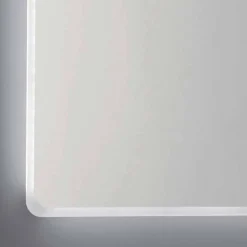Viadurini Bathroom Badspiegel-Wandspiegel mit Satinkanten, LED-Beleuchtung, Tessa