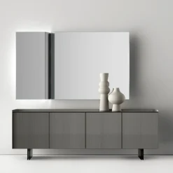 Viadurini Living Wandspiegel-Wandspiegel mit V-förmigem Seitenschnitt Made in Italy - Spirit