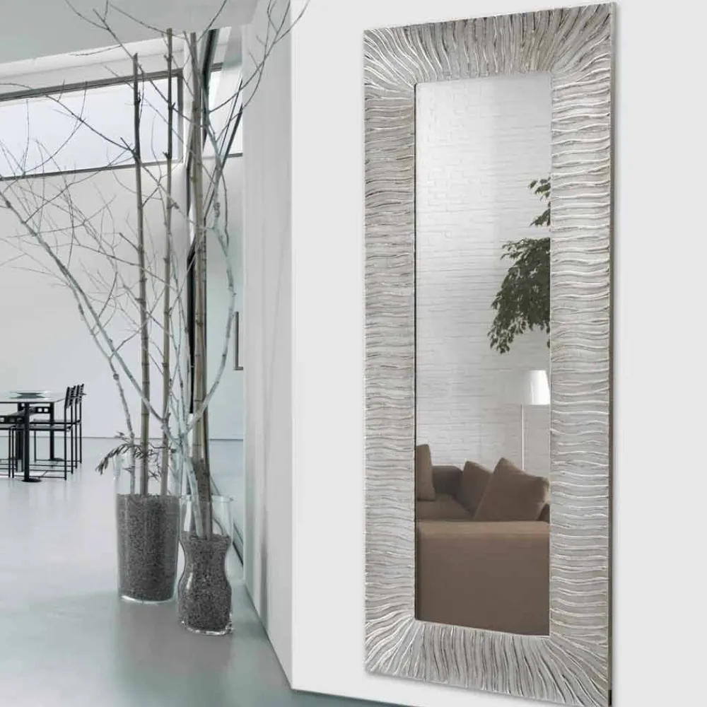 Viadurini Decor Wandspiegel-Wandspiegel Onde Made in Italy