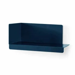 Viadurini Living Wandspiegel-Wandspiegel und 3 Luxus-Design-Regale aus farbigem Metall - Noelle