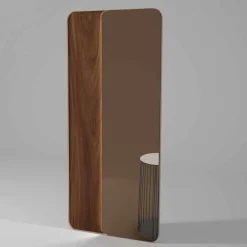 Viadurini Living Wandspiegel-Wandspiegel 80x160 Holz oder Keramik Made in Italy - Montecarlo