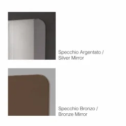 Viadurini Living Wandspiegel-Wandspiegel 80x160 Holz oder Keramik Made in Italy - Montecarlo