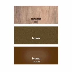 Viadurini Living Design Schreibtische-Wandtisch aus Melamin und Metall mit Schublade Made in Italy - Silicon