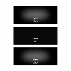 Viadurini Living Tv-Möbel-Wand-TV-Schrank aus schwarzem Kristall und Metall Made in Italy - Americio