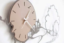 Viadurini Time Design Wanduhren-Wanduhr aus Eisen in schwarz oder schlammfarbe Made in Italy - Paesello