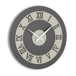 Viadurini Time Design Wanduhren-Wanduhr aus MDF und römische Ziffern in Leinenrelief - Chronoform