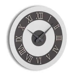 Viadurini Time Design Wanduhren-Wanduhr aus MDF und römische Ziffern in Leinenrelief - Chronoform