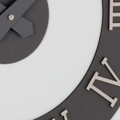 Viadurini Time Design Wanduhren-Wanduhr aus MDF und römische Ziffern in Leinenrelief - Chronoform