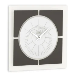 Viadurini Time Design Wanduhren-Wanduhr aus Methacrylat und Leinenrahmen Made in Italy - Battito