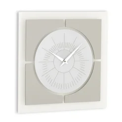 Viadurini Time Design Wanduhren-Wanduhr aus Methacrylat und Leinenrahmen Made in Italy - Battito