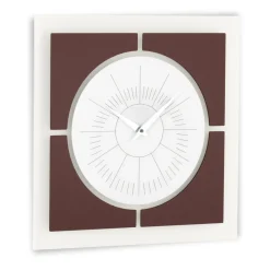 Viadurini Time Design Wanduhren-Wanduhr aus Methacrylat und Leinenrahmen Made in Italy - Battito