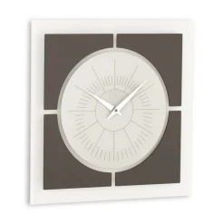 Viadurini Time Design Wanduhren-Wanduhr aus Methacrylat und Leinenrahmen Made in Italy - Battito