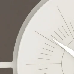 Viadurini Time Design Wanduhren-Wanduhr aus Methacrylat und Leinenrahmen Made in Italy - Battito