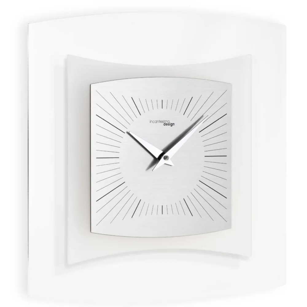 Viadurini Time Design Wanduhren-Wanduhr aus transparentem und Bisatin-Methacrylat, hergestellt in Italien – Glad