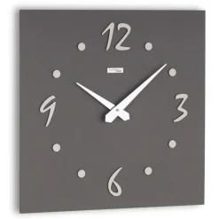 Viadurini Time Design Wanduhren-Wanduhr mit geschichteten Applikationen aus gepresstem Leinen, hergestellt in Italien – Exact