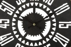 Viadurini Time Design Wanduhren-Wanduhr 93x3x74 cm modernes Design aus Eisen und MDF - Karine