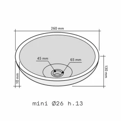 Viadurini Bathroom Steinwaschbecken-Waschbecken Aufsatzwaschbecken aus schwarzen Basalt Kali Design