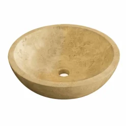 Viadurini Bathroom Steinwaschbecken-Waschbecken Aufsatzwaschbecken rund aus Naturstein Nusa Design