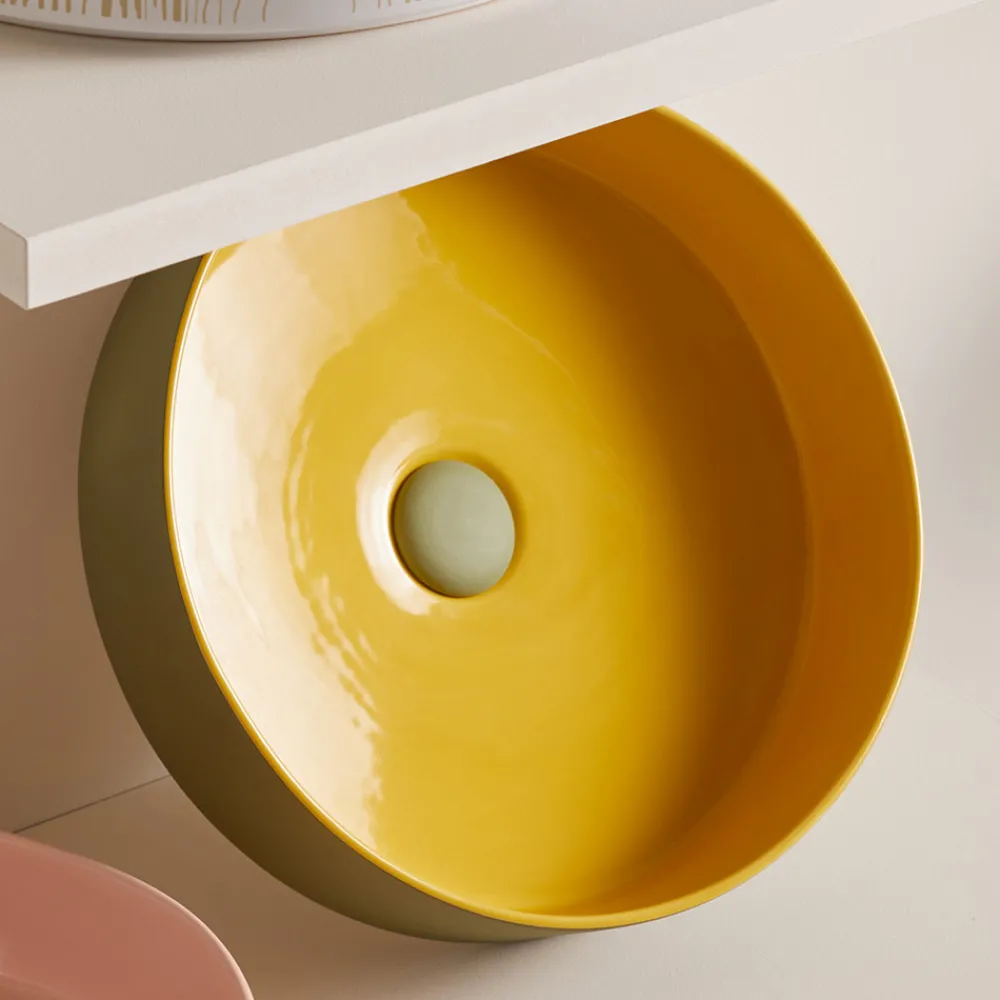 Viadurini Bathroom Keramikwaschbecken-Waschbecken aus Feinsteinzeug in verschiedenen Ausführungen, hergestellt in Italien – Umschlag