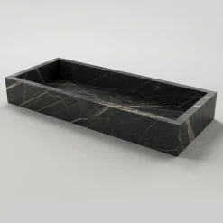 Viadurini Bathroom Keramikwaschbecken-Waschbecken aus Feinsteinzeug mit Marmoroptik Made in Italy - Ludmilla