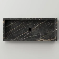 Viadurini Bathroom Keramikwaschbecken-Waschbecken aus Feinsteinzeug mit Marmoroptik Made in Italy - Ludmilla