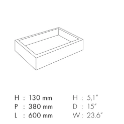 Viadurini Bathroom Keramikwaschbecken-Waschbecken aus Feinsteinzeug mit Marmoroptik Made in Italy - Ludmilla