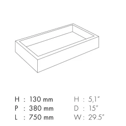 Viadurini Bathroom Keramikwaschbecken-Waschbecken aus Feinsteinzeug mit Marmoroptik Made in Italy - Ludmilla