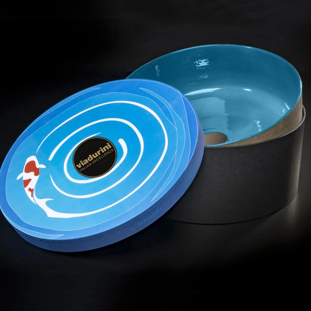 Viadurini Bathroom Farbige Waschbecken-Waschbecken aus Ton mit emailliertem Inneren Made in Italy - Tatiana