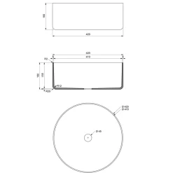 Viadurini Bathroom Farbige Waschbecken-Waschbecken aus Ton mit emailliertem Inneren Made in Italy - Tatiana