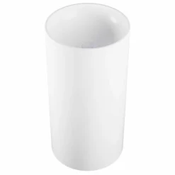 Viadurini Bathroom Design Waschbecken Aus Solid Surface-Waschbecken freestanding in Zylinderform in Italien hergestellt, Rumo