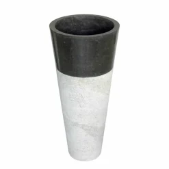 Viadurini Bathroom Steinwaschbecken-Waschbecken Standwaschbecken kegelförmig aus Naturstein Raja Design