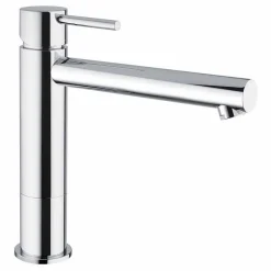 Viadurini Taps Waschbeckenarmaturen-Waschbeckenmischer aus verchromtem Messing ohne Abfluss Made in Italy - Ermia