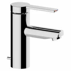 Viadurini Taps Waschbeckenarmaturen-Waschbeckenmischer in Messing-Chrom-Finish, feines Design - Zanio