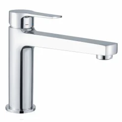 Viadurini Taps Waschbeckenarmaturen-Waschbeckenmischer mit Messingablauf Made in Italy - Sindra