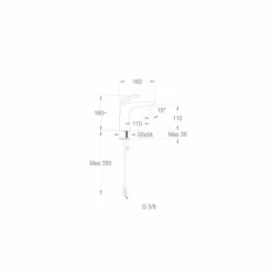 Viadurini Taps Waschbeckenarmaturen-Waschtischmischer aus Chrom, hergestellt in Italien - Filipo