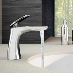 Viadurini Taps Waschbeckenarmaturen-Waschtischmischer aus Chrom, hergestellt in Italien - Filipo