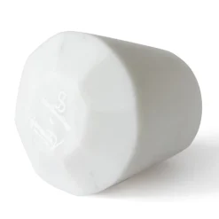 Viadurini Decor Gläser Set-Wasserglas im italienischen Design aus satiniertem Carrara-Marmor - Scaglio