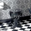 Viadurini Bathroom Wc-Wc Classic Bodenvase aus schwarzer Keramik mit Sitz, Made in Italy - Marwa
