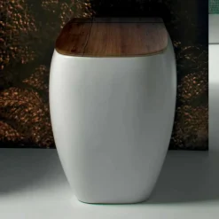 Viadurini Bathroom Wc-WC-Vase aus weißem Keramik in modernem Design, Gais, hergestellt in Italien